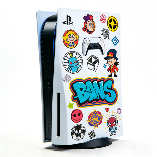 Professional Game Console Beauty System for Custom Stickers of PS5 Xbox Switch