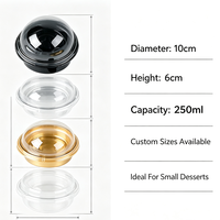 Boîtes d'emballage pour mini-gâteaux en plastique transparent, boîtes de rangement pour macarons et chocolats en plastique PET multicolores