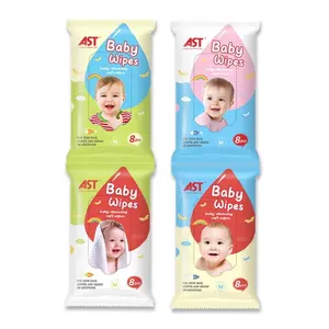 Custom Oem Odm Baby Wipes Without Alcohol Mini Pack Travel Small Packs Baby Wipes