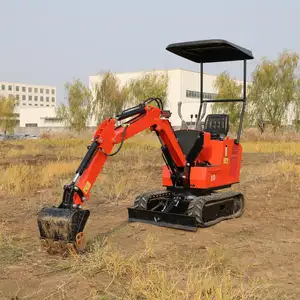 QILU nuevo tipo 10Pro 1 tonelada de peso Mini excavadora Excavadora hidráulica de alta potencia con precio competitivo