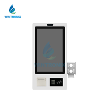 Caisse enregistreuse libre-service numérisation paiement Cash Alipay Machine de commande Kiosque libre-service pour restaurant