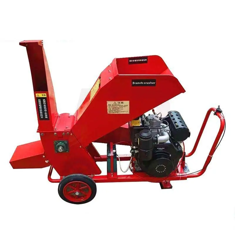 Tuin Bosbouw 420cc Benzinemotor Atv Hout Log Crusher Shredder Chipper Voor Boerderij Tuin