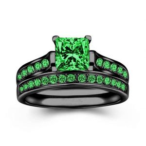 Charm Couple <b>Rings</b> Romantic Women Red Rhinestones <b>Rings</b> Set Trendy Men Celtic Dragon <b>Stacked</b> <b>Rings</b> Wedding Band Jewelry - Product Image 4