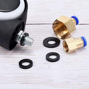 Usine <span class=keywords><strong>En</strong></span> Gros <span class=keywords><strong>Noir</strong></span> 3/4 Pouces 3Mm Rondelle <span class=keywords><strong>En</strong></span> Caoutchouc Rondelle Plate Joints Anneau Silicone Joints <span class=keywords><strong>En</strong></span> Caoutchouc - Product Image 6