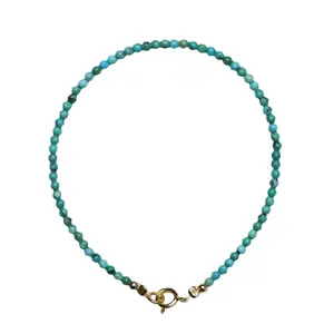 ZooYing Wholesale Fashion Design Genuine Turquoise Beaded Fine Bracelet Women 2023 Bohemian Natural Stone