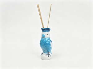 THALO Tea Rhyme Ceramic Parrot <b>Reed</b> <b>Diffuser</b> Set Green White Handcrafted Alcohol Free Rattan Aromatherapy Long Lasting Aroma 6 - Product Image 4