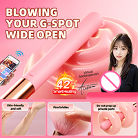 Vibrateur en silicone étanche rechargeable par USB, stimulateur de clitoris et de tétons, doux comme une brosse à maquillage, avec 10 modes, emballage silencieux