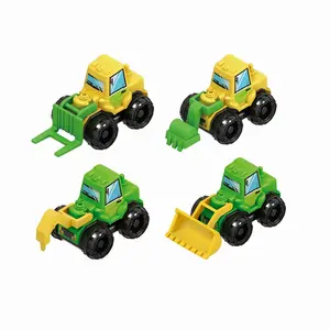DIY Assembly Small Engineering Vehicle Children's Puzzle Toys For Kids Gifts DIY Assembly Small Engineering Vehicle