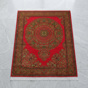 Tapis de sol design moderne en soie lavable, antidérapant, à motif personnalisé, pliable, épaisseur 2-3 mm, pour usage domestique et commercial, fait main - Product Image 3