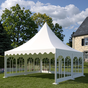 Tente de réception extérieure en PVC blanc, auvent pour mariage, fête, pagode - Product Image 1