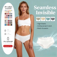Sous-vêtements sans couture pour femmes OEM 2026, string en vrac, bikini, fille, femme, sous-vêtements respirants, culottes, slips