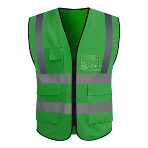 <span class=keywords><strong>Gilet</strong></span> de sécurité réfléchissant pour hommes, haute visibilité, personnalisé, avec poches, pour travaux industriels, construction, topographie, cyclisme - Product Image 2