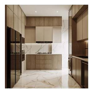 Armarios de cocina de madera maciza modular de teca de Birmania de Tailandia personalizados de fábrica de China - Product Image 5