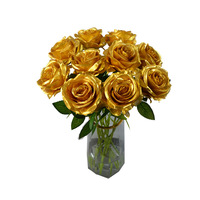 Golden Rose Bobo ballon fleur Saint Valentin 2024 décoration fleur éternelle