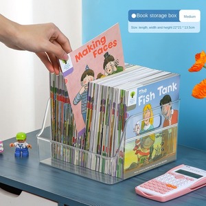 U-shaped transparent comic book storage box