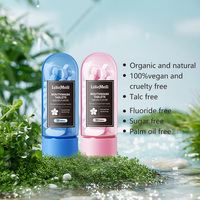 Comprimés de bain de bouche à marque privée, haleine fraîche, saveur menthe et fleur de cerisier, comprimés de voyage portables, sans fluor, sans alcool, sans sucre