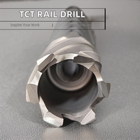 Foret creux TCT, fraise à rainurer, fraise annulaire pour utilisation avec une perceuse à rail