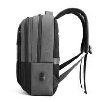 Sac à dos d'affaires imperméable personnalisé pour voyage, 15,6 pouces, sac à dos pour homme, sac à dos pour ordinateur portable sec et humide avec chargeur USB