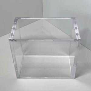FX Modern Magnetic Closure <b>Acrylic</b> Protector Customizable Water Resistant Freestanding Easy Assembly <b>Display</b> <b>Box</b> for Pokmon TCG - Product Image 1