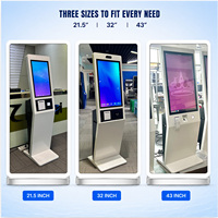 Kiosco de Autoservicio con Pantalla Táctil de 21.5 Pulgadas, Kiosco de Pedidos y Pagos para Restaurantes, Hoteles y Tiendas Minoristas