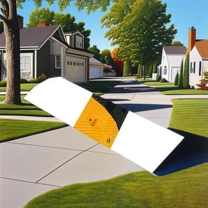 कस्टम रबर की गति प्रकीर्णन के साथ कस्टम रबर गति धक्कों की बाहरी सड़क गति ह्यूम्प्स बजरी कंक्रीट रोड - Product Image 2