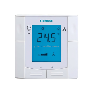 सीमेंस RDF510 फैन कॉइल थर्मोस्टेट 2 पाइप lcd oem de 230v स्मार्ट तापमान नियंत्रण 5-40c सेटपॉइंट 12 वा पावर - Product Image 4