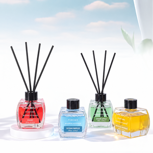 130ml Luxury Reed <b>Diffuser</b> Set Natural Essential <b>Oil</b> Alcohol Free Handcrafted Modern Long Lasting Fragrance for Home Bedroom - Product Image 2