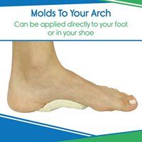 6 paires de coussinets adhésifs de soutien de la voûte plantaire en feutre, inserts pour pieds plats, soutien de la voûte plantaire pour femmes et hommes