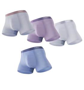 <span class=keywords><strong>Calzoncillos</strong></span> bóxer sin costuras para hombre, bóxer de seda helada, ropa interior Sexy para hombre, <span class=keywords><strong>Calzoncillos</strong></span> Bóxer transpirables de Jacquard ultrafinos, <span class=keywords><strong>calzoncillos</strong></span> geniales para hombre - Product Image 6