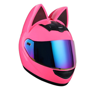 Casco Integrale con Visiera a Forma di Gatto Sexy Certificato CCC, Magazzino in Cina - Product Image 4