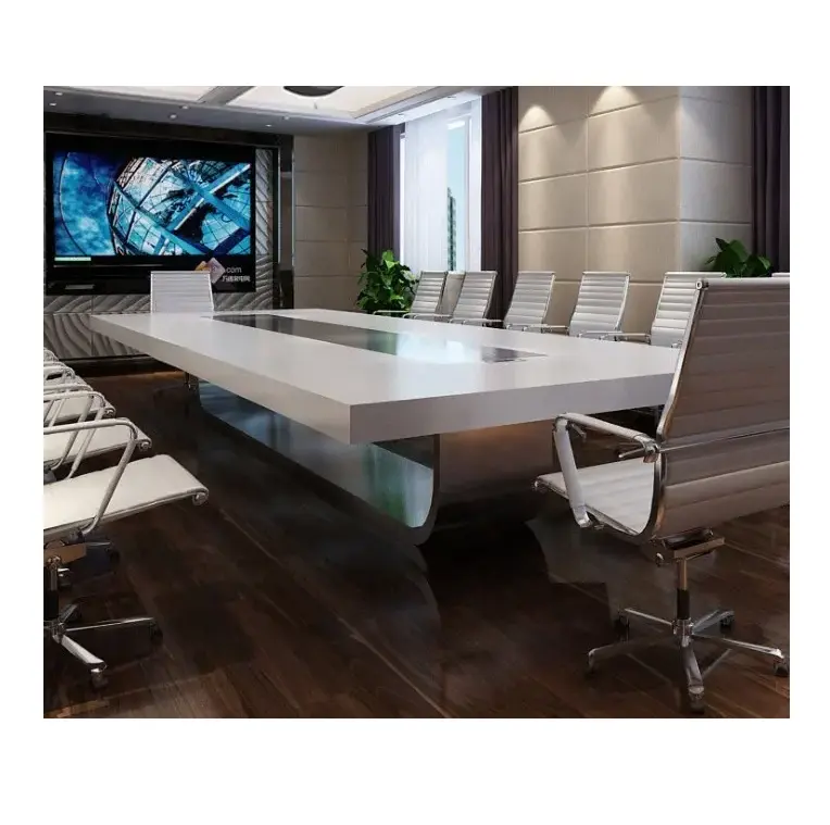 현대 회의실 책상 디자인 회의장