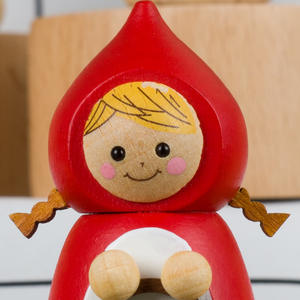 Mini caja de música de madera creativa, adornos de regalo de Navidad de madera maciza con pequeño Panda y mono <span class=keywords><strong>para</strong></span> niños - Product Image 4