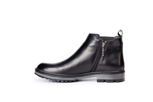 Bottes en cuir véritable pour hommes, mode, durables, confortables, décontractées, pour tous les jours, chaussures à la cheville pour l'extérieur - Product Image 4
