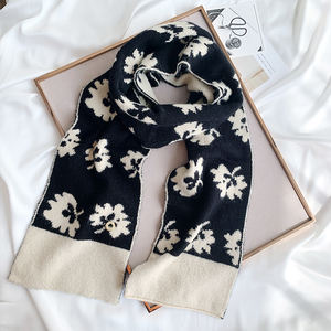 Customizable Korean <strong>Fashion</strong> Design Pattern Knitted Scarf for Ladies Soft and Warm Long Winter <strong>Accessory</strong> - Product Image 4