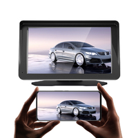 Écran tactile 7 pouces pour voiture avec Carplay Android Auto, caméra de recul, navigation automatique, multimédia, radio, vidéo, lecteur DVD MP5