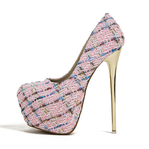 Chaussures pour femme Nouvelle Marque 2025 Nouvelles Sandales de Mariage Femme Plateformes Robes de Soirée Escarpins Sexy Talons Hauts - Product Image 1