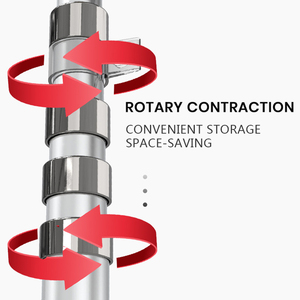 Cột Cờ Trắng Ngoài Trời Chất Liệu Nhôm Cột Cờ Ống Lồng Cho Cờ - Product Image 5