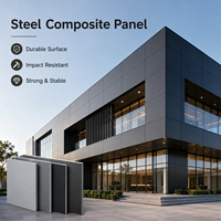 Panneau composite en acier galvanisé recouvert de PVDF 4x8, résistant au feu, écologique, pour façade de bâtiment, mur-rideau