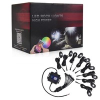 Kit de Luces LED RGB 4/6/8 en 1 con Control por Aplicación y Música, Alta Potencia, Impermeable, para Camiones, ATV, Chasis, Iluminación Ambiental