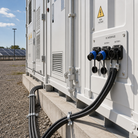 Connecteur étanche Jnicon M40 4 broches 80A 600V haute tension pour stockage d'énergie