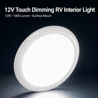 Plafonnier encastré 12V pour camping-car, éclairage intérieur de caravane, éclairage modulaire pour logements de travail à distance
