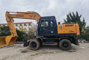 Excavadoras de cadenas, maquinaria de movimiento de tierras para construcción, excavadora usada HYUNDAI 150LC 210LC 210W-7, equipo pesado, excavadora de 20 toneladas - Product Image 4