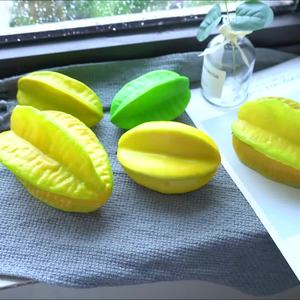 Modelo de plástico de <span class=keywords><strong>fruta</strong></span> de <span class=keywords><strong>Carambola</strong></span> grande artificial de <span class=keywords><strong>fruta</strong></span> de <span class=keywords><strong>Carambola</strong></span> artificial para decoración de ventanas de escaparate - Product Image 1
