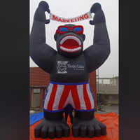 Ballons publicitaires géants gonflables en forme de canettes de bière, de bouteilles et de gobelets pour toits