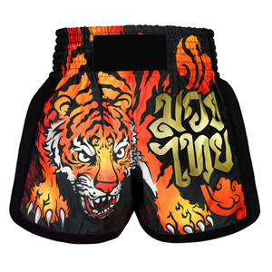 กางเกงขาสั้นมวยไทยแบบสวมสบายน้ำหนักเบาดีไซน์ตามสั่ง - Product Image 1