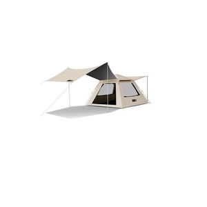Carpa Explorer de 240x240cm, Doble Capa, para 3-8 Personas, Apertura Rápida, Equipo de Camping para Exteriores, Tres Estaciones, Impermeable - Product Image 5