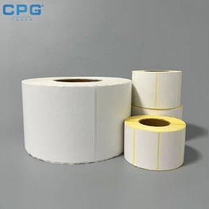 Manufacturer Wholesale 4x6 100x150mm Direct Thermal Label Scratch Resistant <b>Logistics</b> Warehouse Address Thermal Labels - Product Image 1