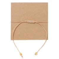 Bracelet en perles de pierres précieuses naturelles des 12 signes du zodiaque, fait main, réglable, en corde tressée, pour homme et femme, bijou en cristal, cadeau horoscope