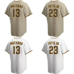 2023最新批发中国便宜圣地亚哥最优质缝制棒球衫定制Padre 23塔蒂斯Jr.全明星球衣