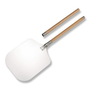 Venta caliente Aluminio Cake Pusher Cortador dentado <span class=keywords><strong>Pasta</strong></span> <span class=keywords><strong>Pizza</strong></span> Pala con mango extraíble - Product Image 5